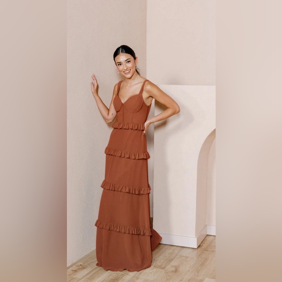 Sloane Chiffon Dress - Picture 1 of 2